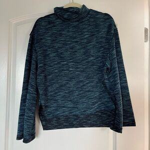 NWOT Free People Blue Boho Turtleneck XS